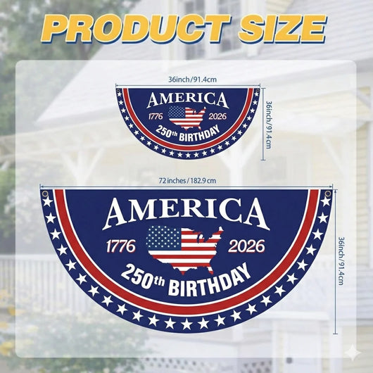 Kira® Celebrate America's 250th Birthday Banner